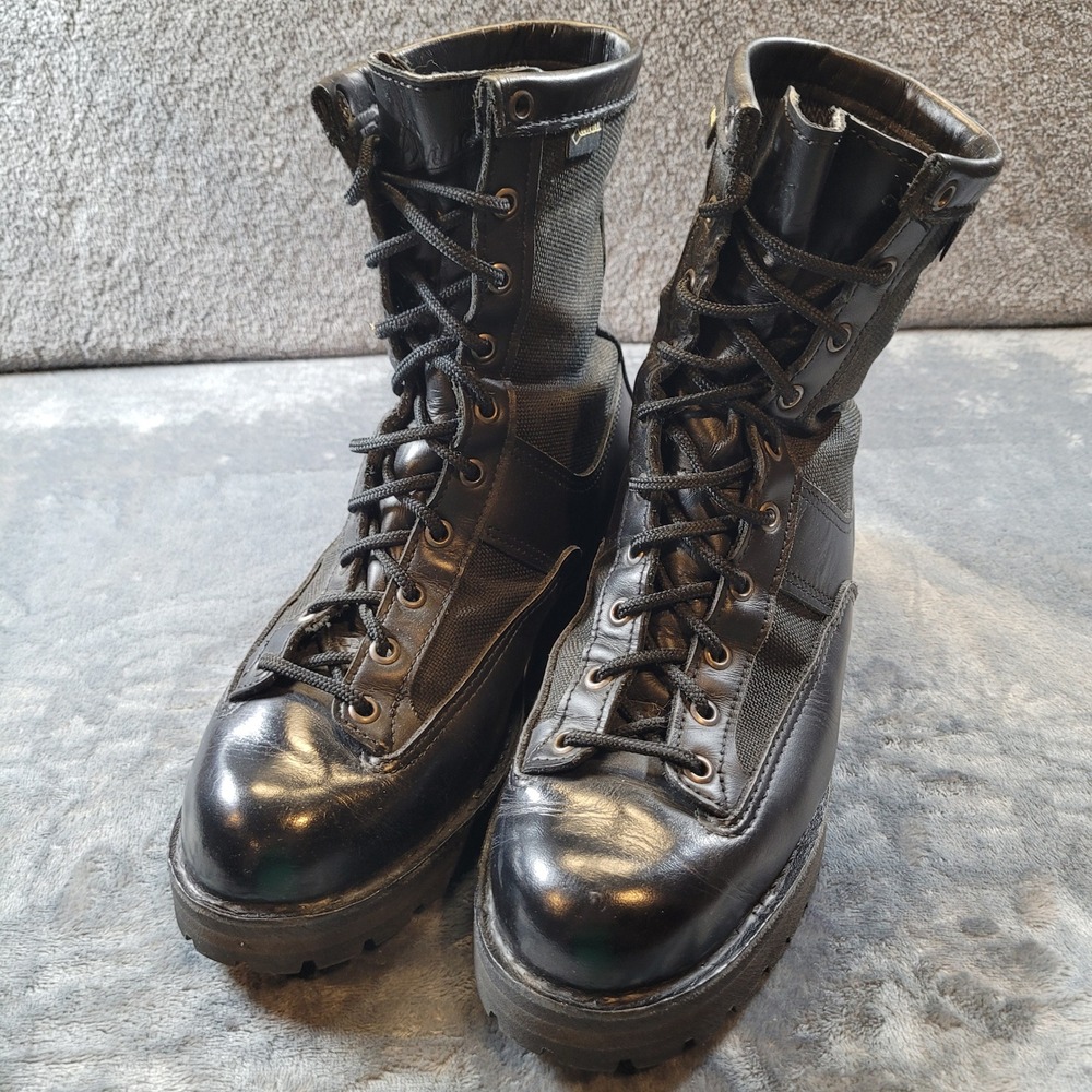 Danner Acadia 8" Black Tactical Boots Mens 9 D GORE-TEX Vibram 21210 Made in USA
